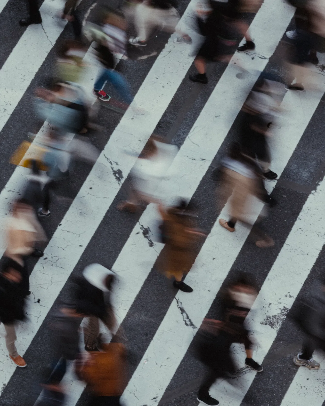 People crossing the street
